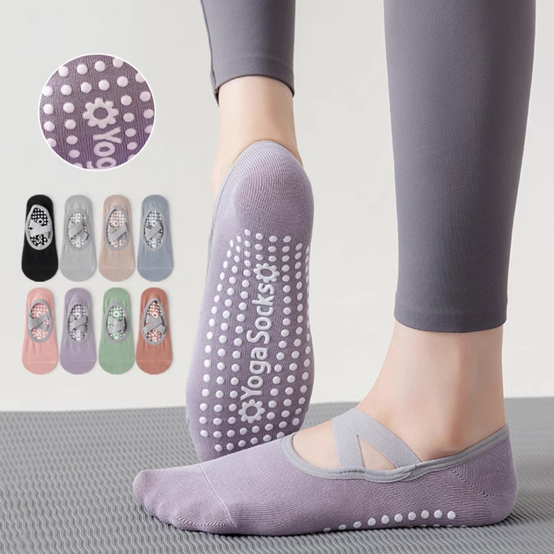 Pilates Yoga Workout - Oddychający ręcznik dół skarpetki do jogi