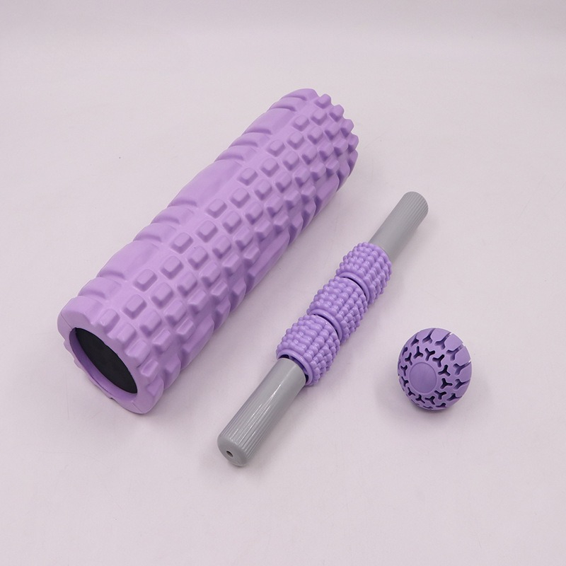 Pilates Yoga Ball Exercises - Wałek do jogi 30 cm, piankowy
