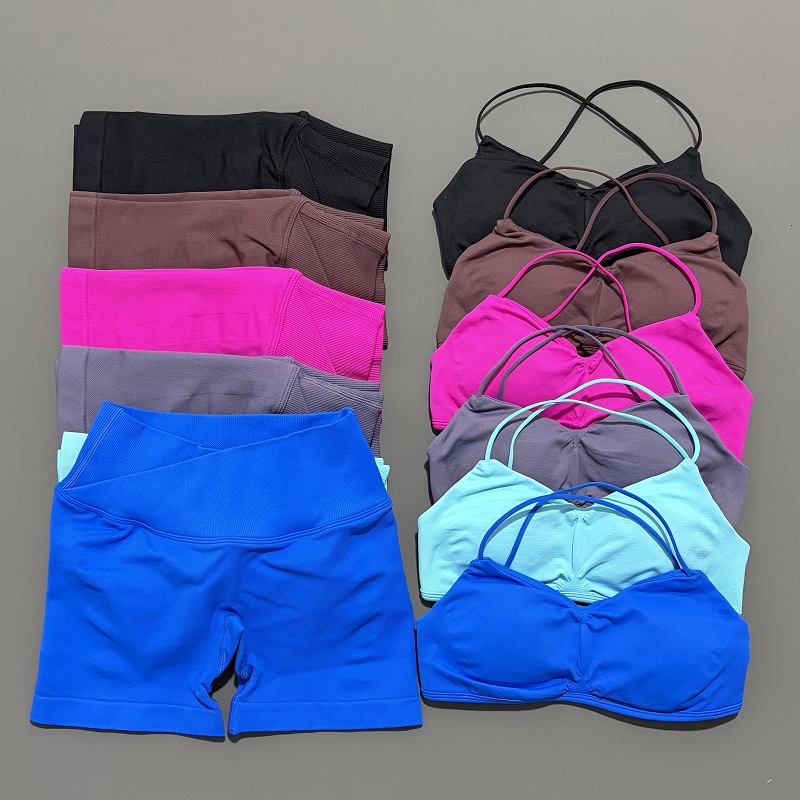 Pilates Yoga Outfit - Dwuczęściowy zestaw sportowy Vision dla kobiet: