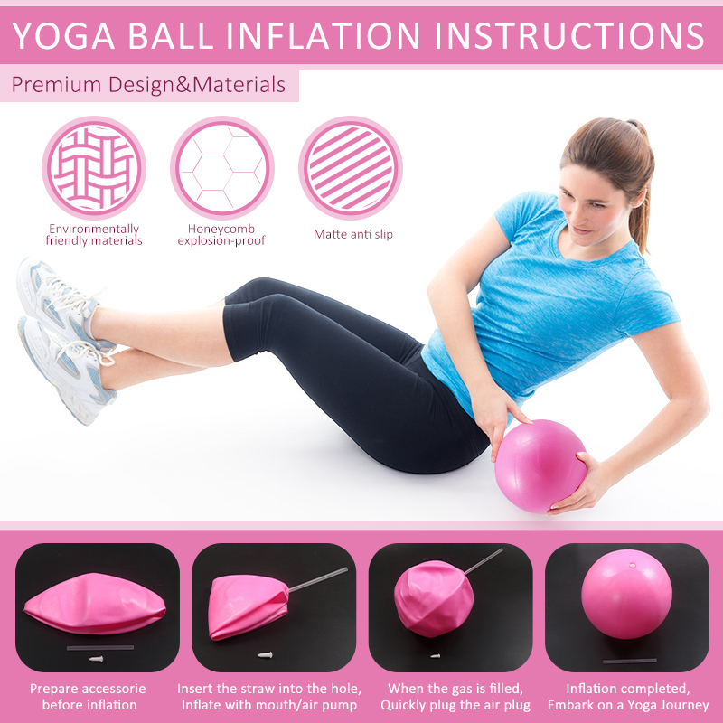 Zestawy do pilatesu: piłka, gu – Pilates Yoga Ball Exercises recenzja i cena
