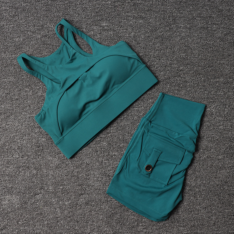 Spodenki fitness zestawy do jo – Pilates Yoga Outfit recenzja i cena