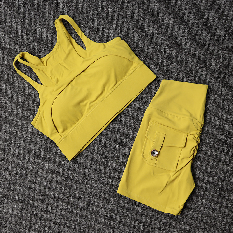 Spodenki fitness zestawy do jo – Pilates Yoga Outfit recenzja i cena