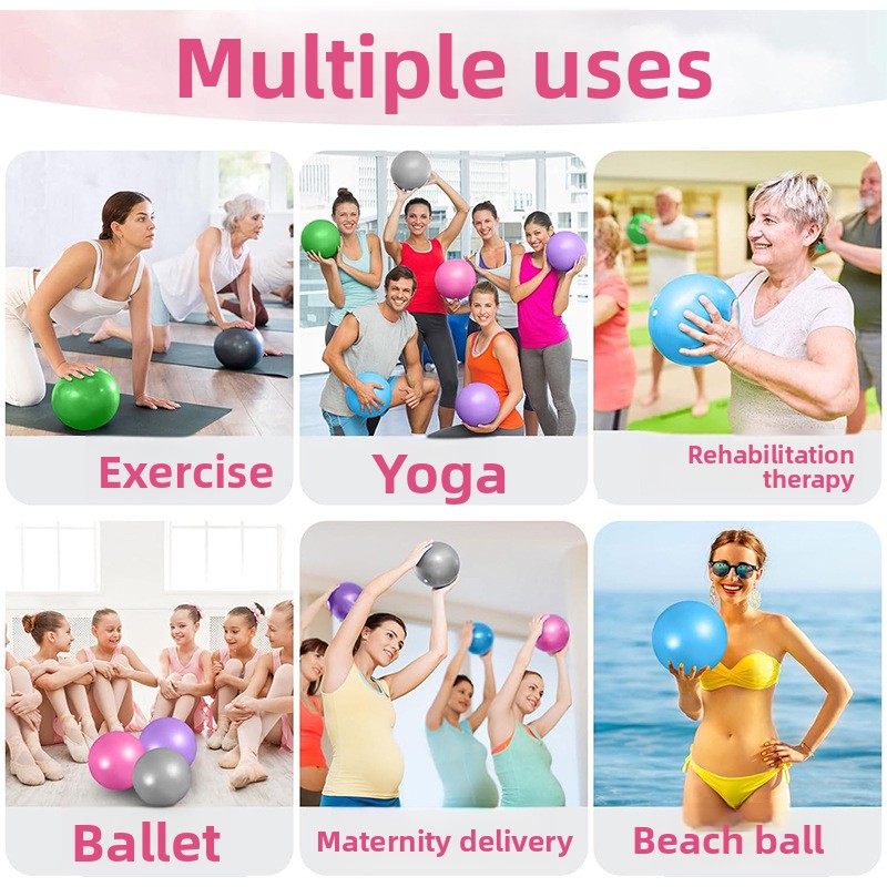 Mini piłka do ćwiczeń z PVC do – Pilates Yoga Ball Exercises recenzja i cena