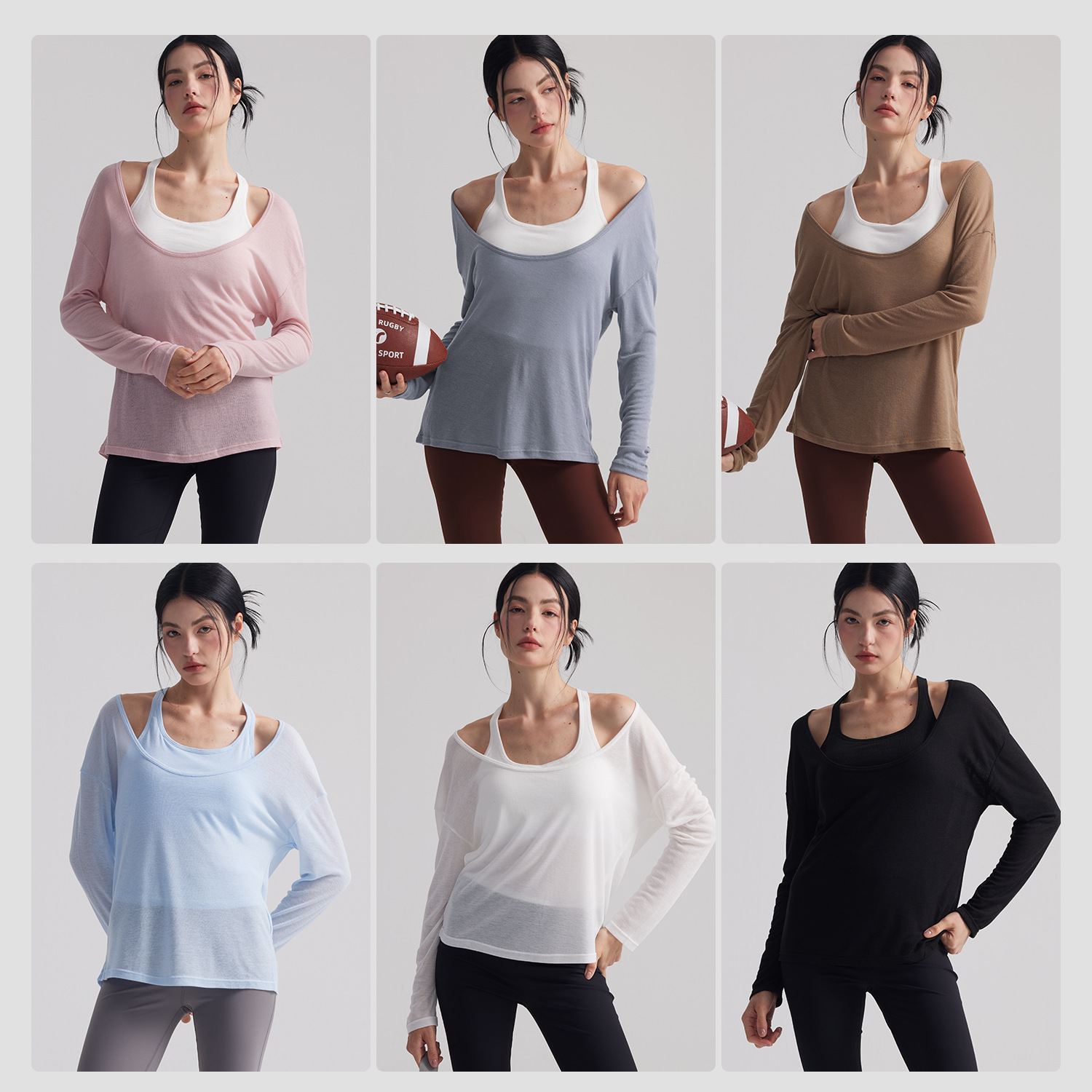 Damska luźna, półprzezroczysta – Pilates Yoga Outfit recenzja i cena