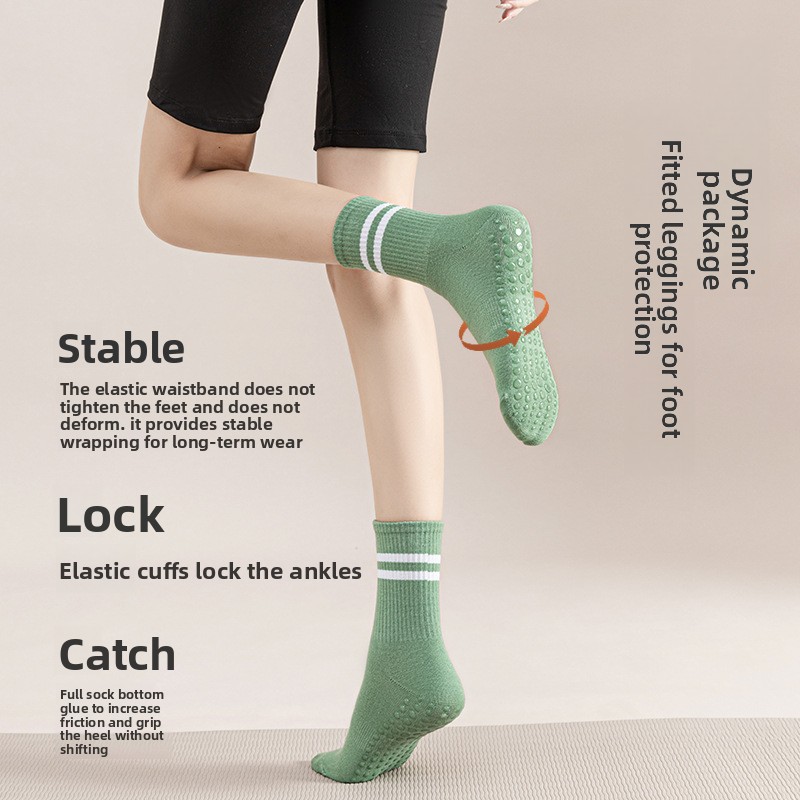 Damskie skarpetki do połowy ły – Pilates Yoga Workout recenzja i cena
