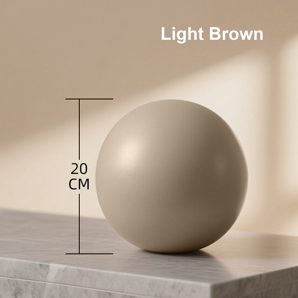 Piłka do ćwiczeń 20 cm, matowa – Pilates Yoga Ball Exercises recenzja i cena