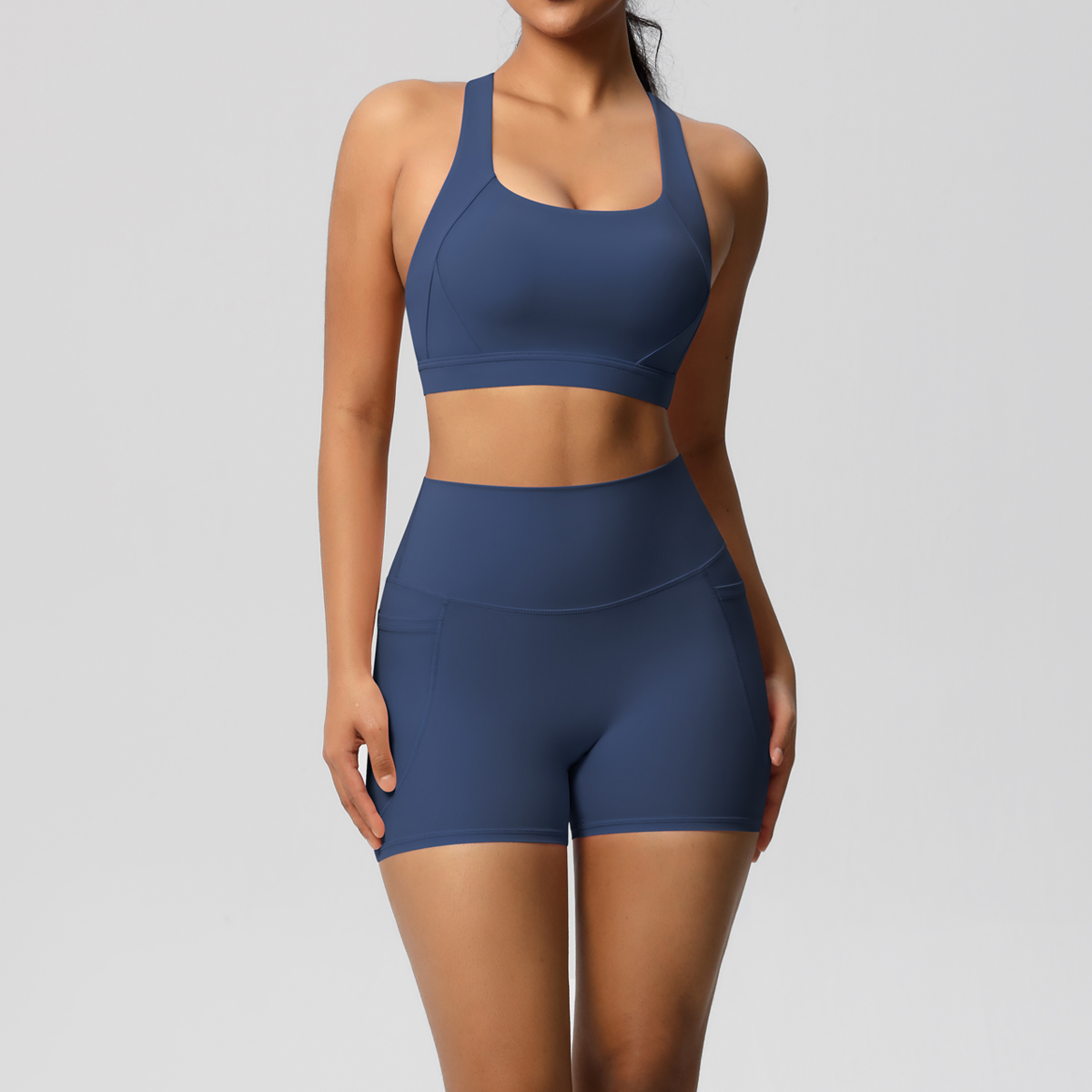 2 szt. Odzież sportowa z kiesz – Pilates Yoga Outfit recenzja i cena