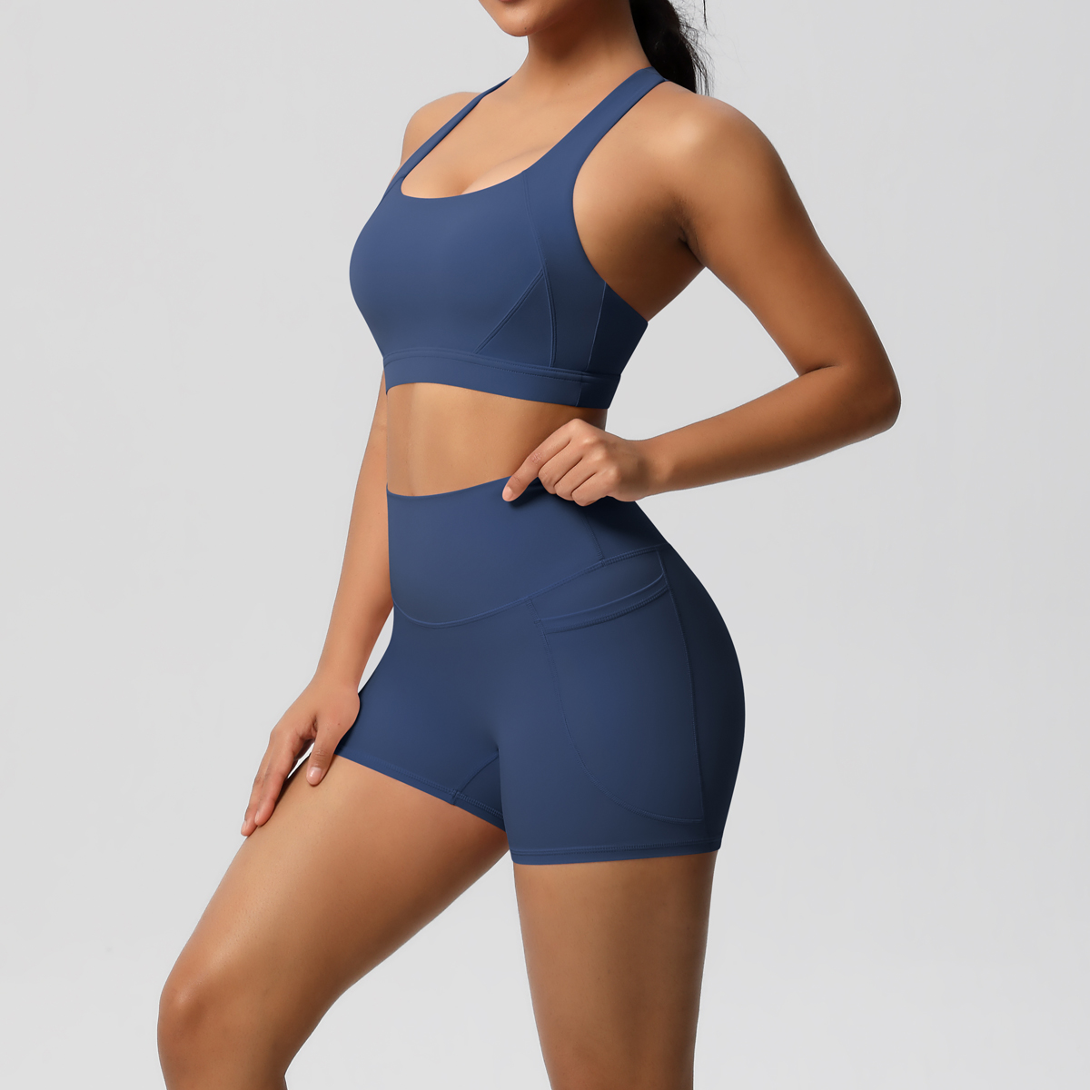2 szt. Odzież sportowa z kiesz – Pilates Yoga Outfit recenzja i cena