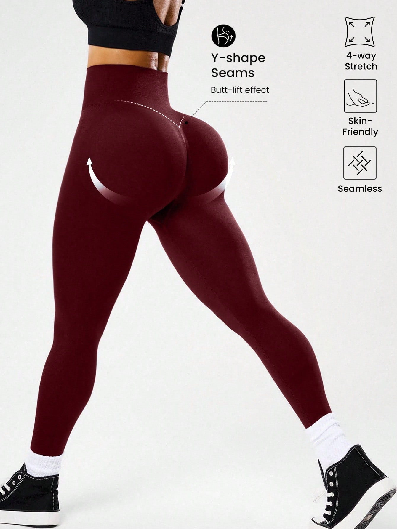 Bezszwowe legginsy do jogi z w – Pilates Yoga Outfit recenzja i cena